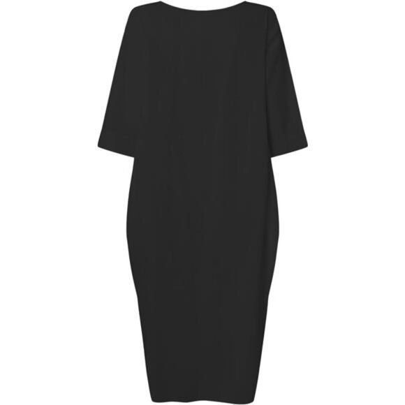 Celmia Autumn Solid Loose Long Maxi Dress Cotton Caftan - Picture 5 of 7